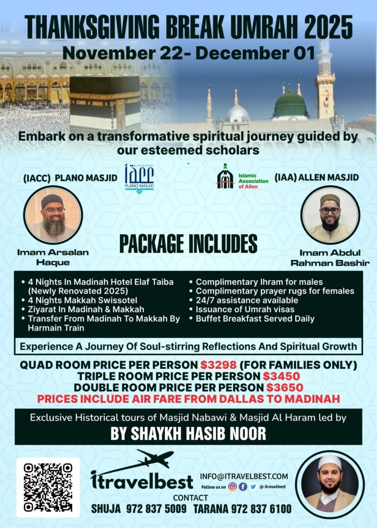 Thanksgiving break Umrah