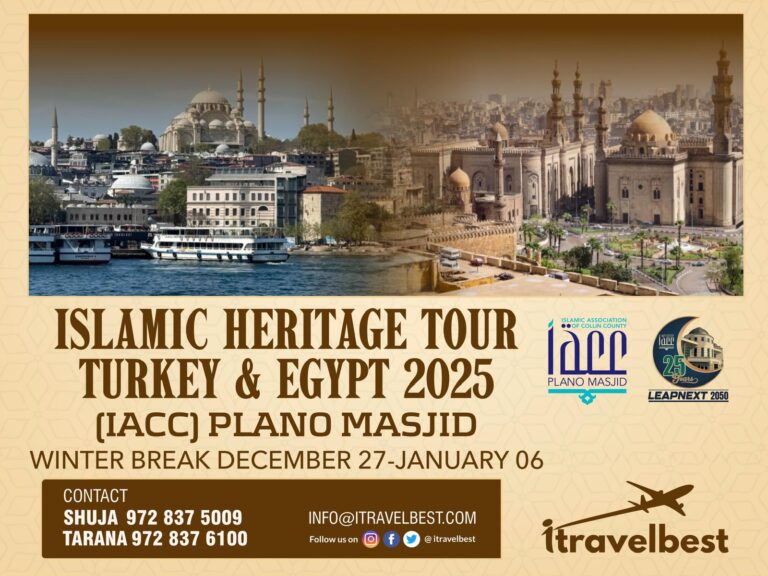 Islamic Heritage Tour- Turkey & Egypt 2025